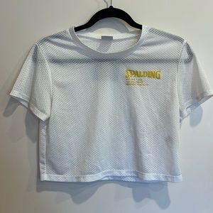 Spalding Mesh T Shirt Size Small
